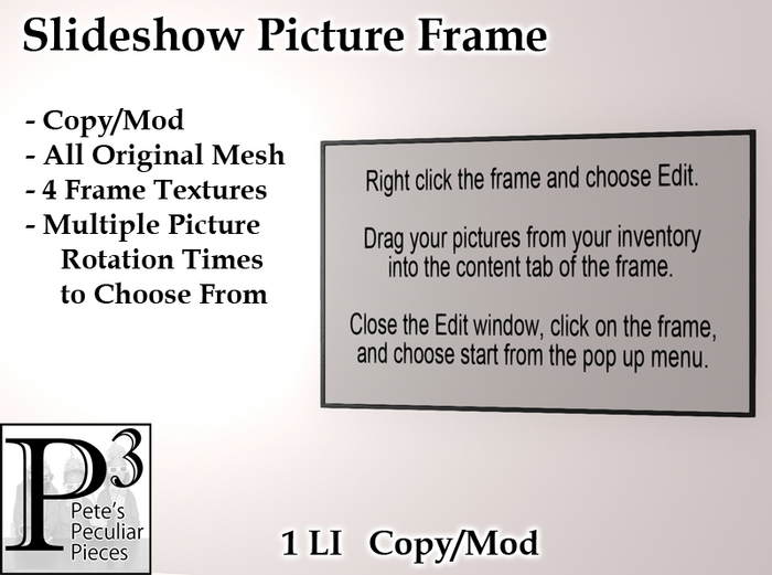 [P3] - Slideshow Picture Frame