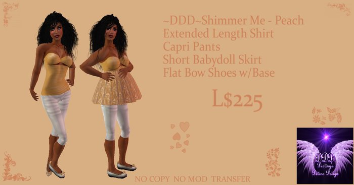 ~DDD~Shimmer Me - Peach