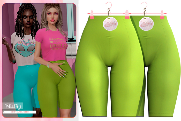 #6 Apple Blossom - LimeGreen // Shelby Pants
