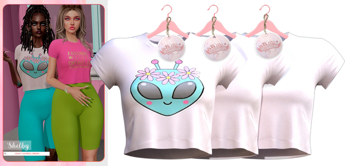 #2 Apple Blossom - White //  Shelby Top
