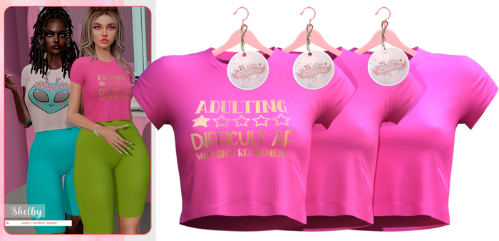 #8 Apple Blossom - RosePink //  Shelby Top