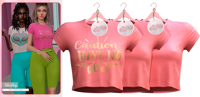 #11 Apple Blossom - Salmon //  Shelby Top