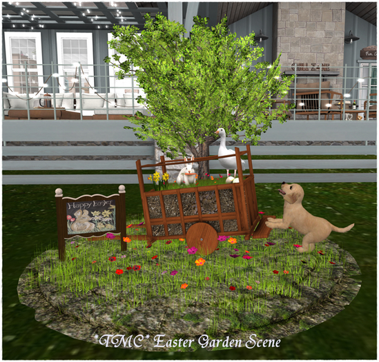 ~TMC~ Easter Garden Scene