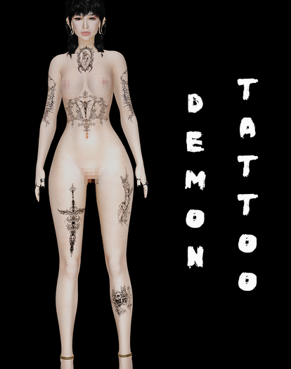 PROFANATION Demon BOM Tattoo