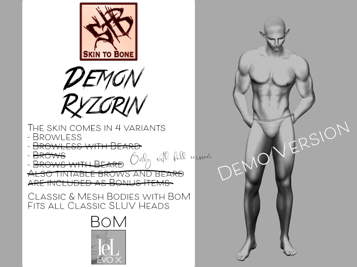 *DEMO* StB Demon Skin Ryzorin (BoM Evo X)