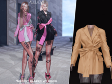 #Klubb "Mercy" Blazer w/ Bows [Birthday Suit]