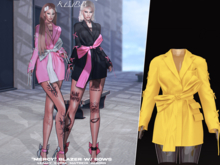 #Klubb "Mercy" Blazer w/ Bows [Dandelion]