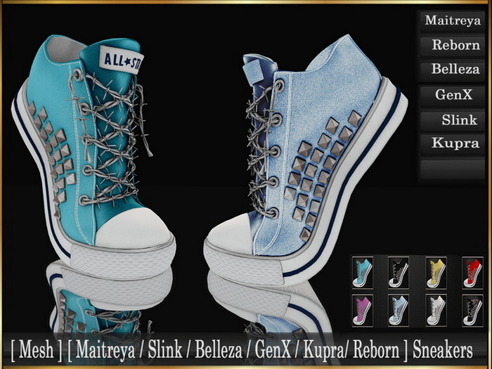 [ Mesh ] [ Maitreya / Slink / Belleza / GenX / Kupra / Reborn ] Sneakers