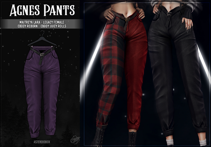 AsteroidBox. Agnes Pants - Purple