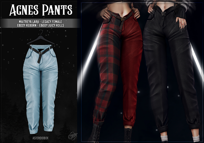 AsteroidBox. Agnes Pants - Sky