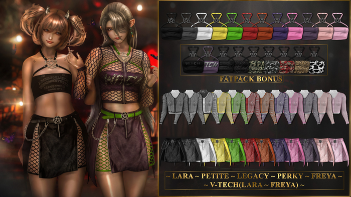 {Valentine} Blair Fishnet Jacket ~ Fatpack
