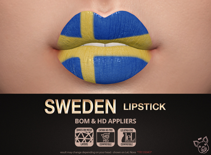 Mad' - Sweden Lipstick [BOM & HD APPLIERS]