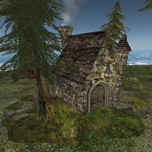 Rustica Stone Bunny Cottage