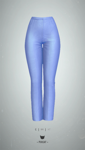 -Pixicat- June Pants (LightBlue)