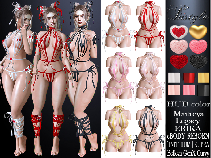 PRPMO!InStyle - Set Top & Panties - HUD color