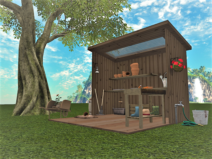 Potting Shed w/accessories