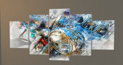 Wall-Motorcycle-Headlight-Watercolor