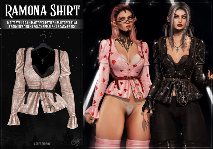 AsteroidBox. Ramona Shirt - Taupe