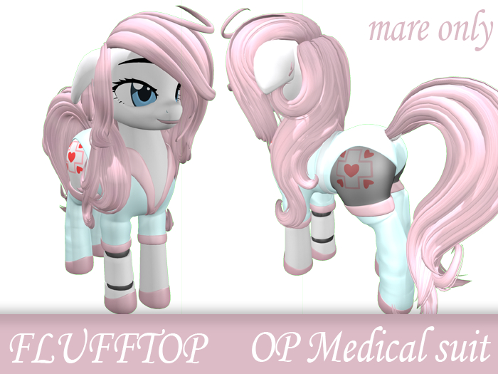 [FLUFFTOP] Open Pony: Medical Suit