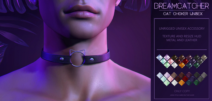 DREAMCATCHER // Cat Choker / Unisex accessory