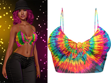 Ashlee Bow Tied Tank Top [Tie Dye Rainbow] - Maitreya Lara (+Petite) • Legacy • Reborn