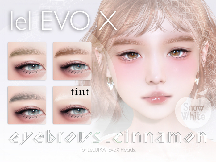 ::SnowWhite:: eyebrows_cinnamon_LeLUTKA_EvoX
