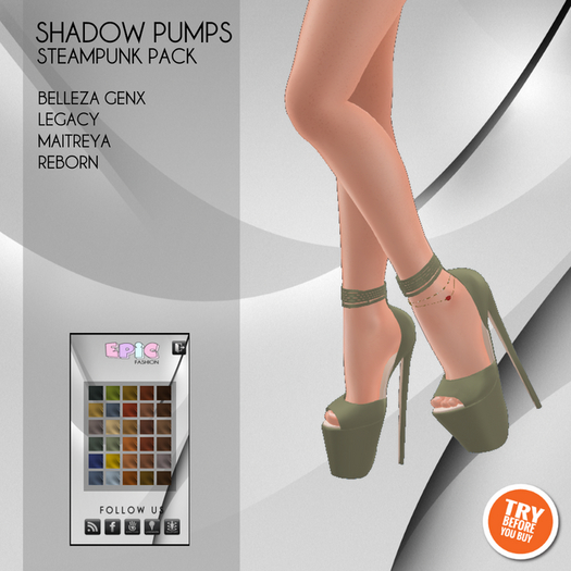 [EPIC] Shadow Pumps STEAMPUNK (ADD ME)