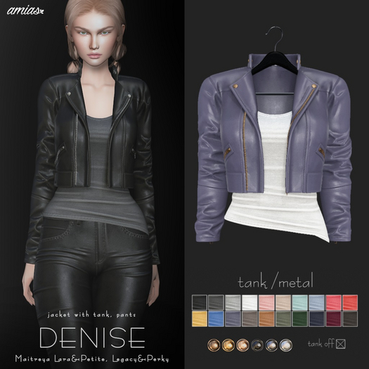 amias - DENISE jacket lavender
