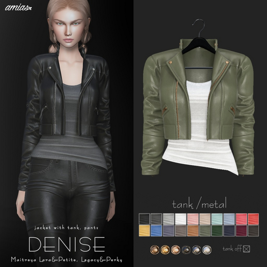 amias - DENISE jacket olive