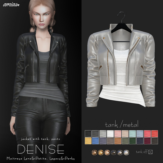 amias - DENISE jacket smoke