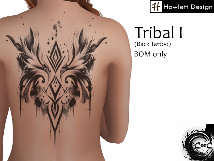 [HDesign] Tribal I (Back Tattoo)