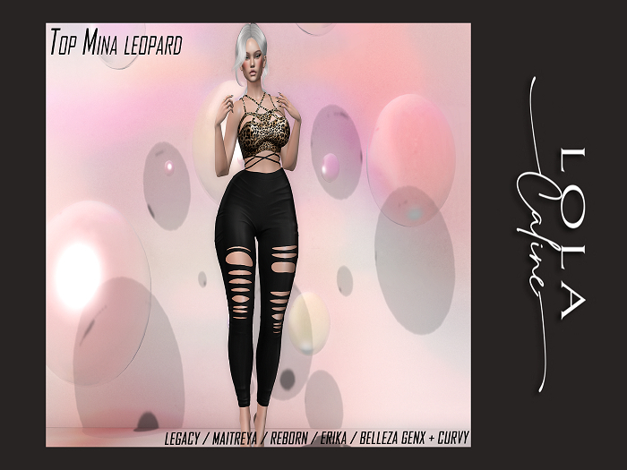 BOX LOLA.Caline Top Mina (leopard)