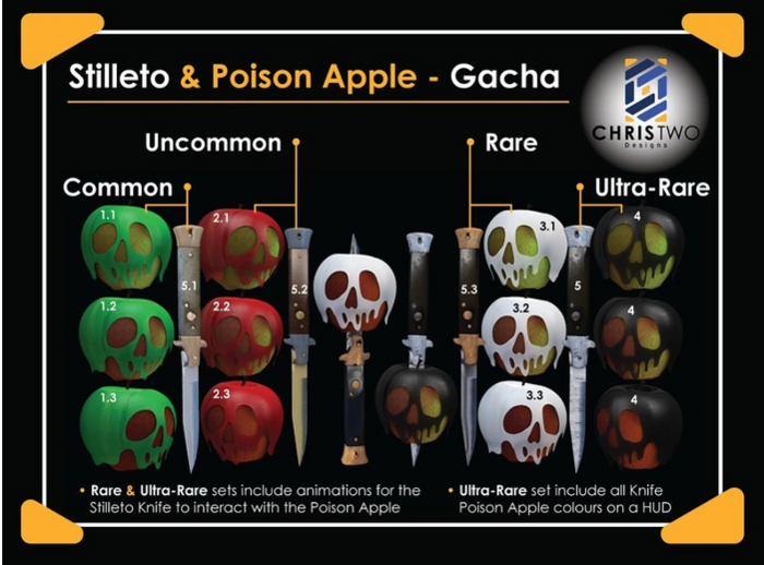 Poison Apple - RED 2.3 - Uncommon - BOX - [Chris Two Designs]