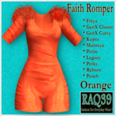 [R39] Faith Romper-Orange