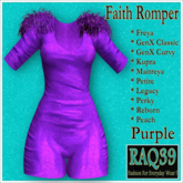 [R39] Faith Romper-Purple