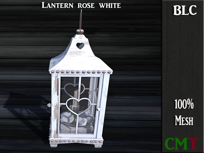 BLC Lantern rose white