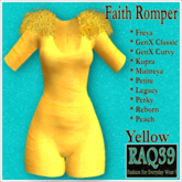 [R39] Faith Romper-Yellow