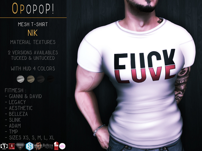 OPOPOP ! Mesh T-Shirt NIK V#3