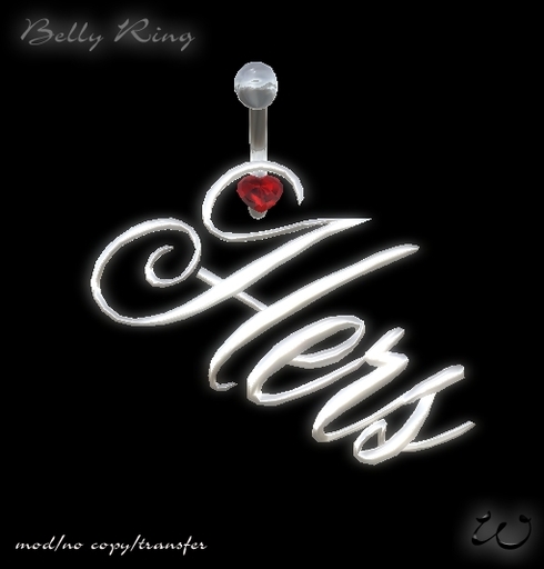 ~WC~ Belly Ring "Hers"