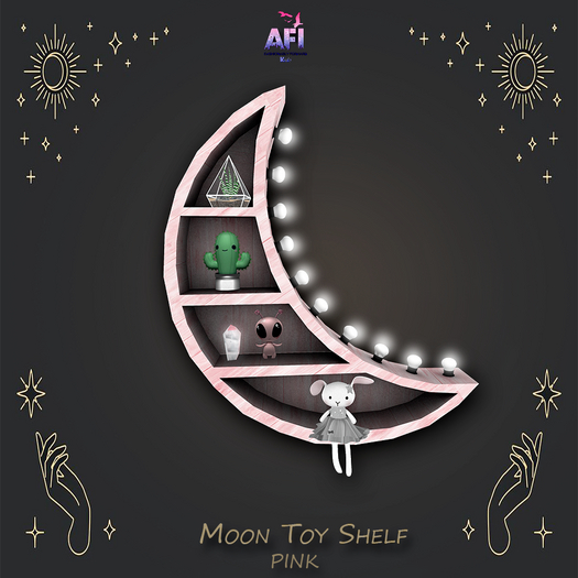 AFI Designs - Moon Toy Shelf (Pink) * add me*