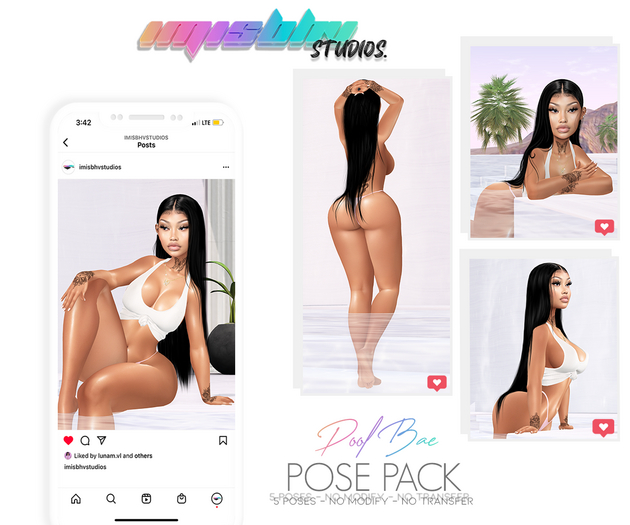 //IMISBHV// Pool Bae PosePack