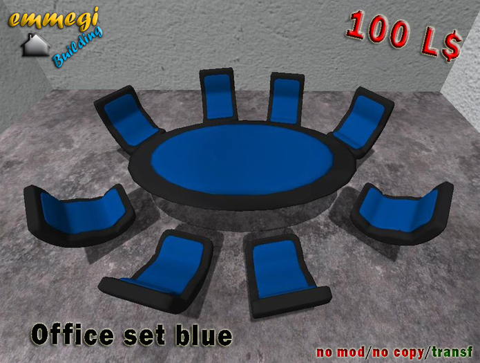 Office set BLACK&BLUE