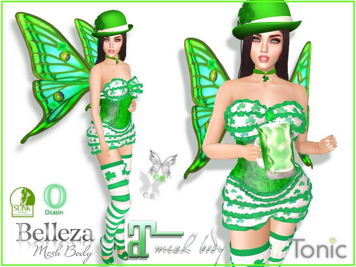 ``***{ E.D.  IRISH SPRING FAIRY FITMESH