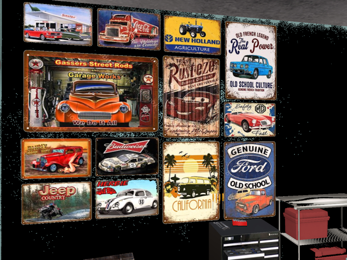 The SIgn Gallery Vintage 2 (Mancave Decor) full perm texture