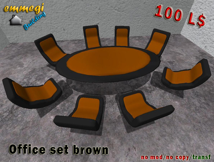 Office set BLACK&BROWN