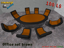Office set BLACK&BROWN