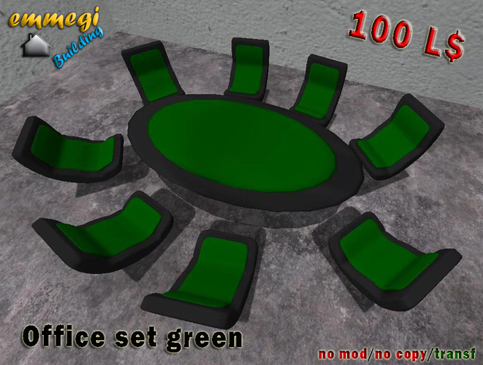 Office set BLACK&GREEN