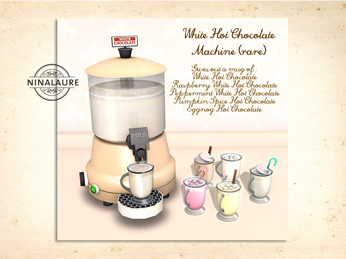 {what next} White Hot Chocolate Machine (boxed) RARE