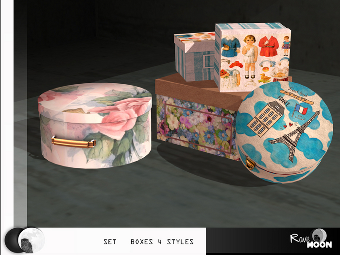 RAVE MooN ^^ Deco boxes^^