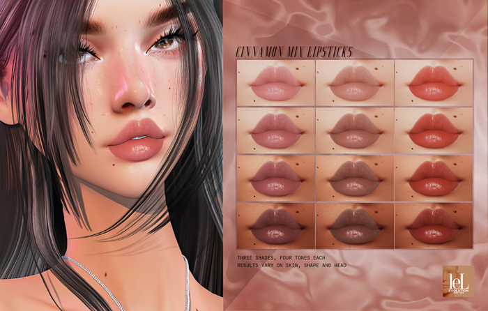 [CATPLNT] 'cinnamon mix' lipsticks (LELUTKA)